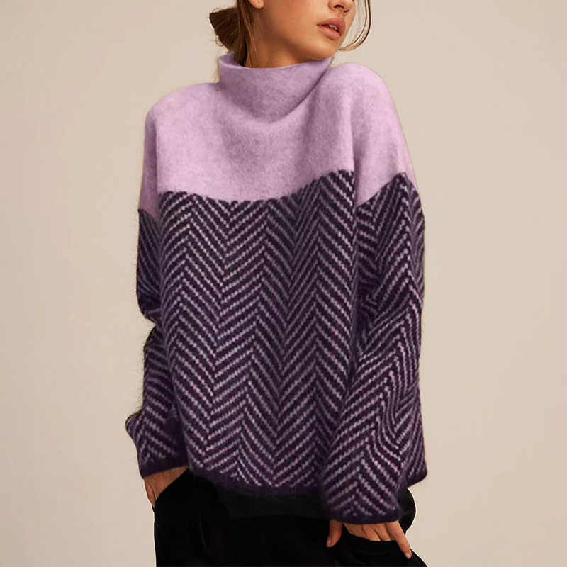 Amy Victoria | High Neck Sweater