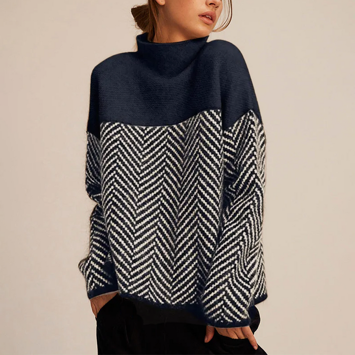 Amy Victoria | High Neck Sweater