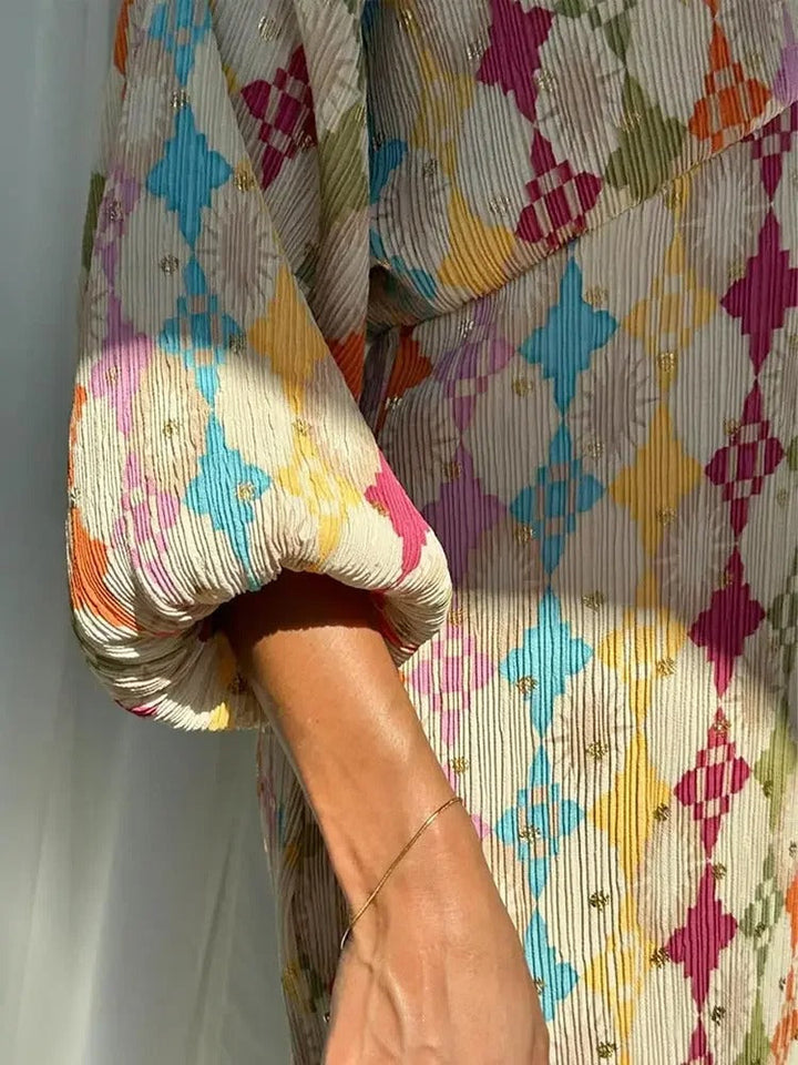 Amy Victoria | Women's Two-Piece Casual Set in Spring Colors