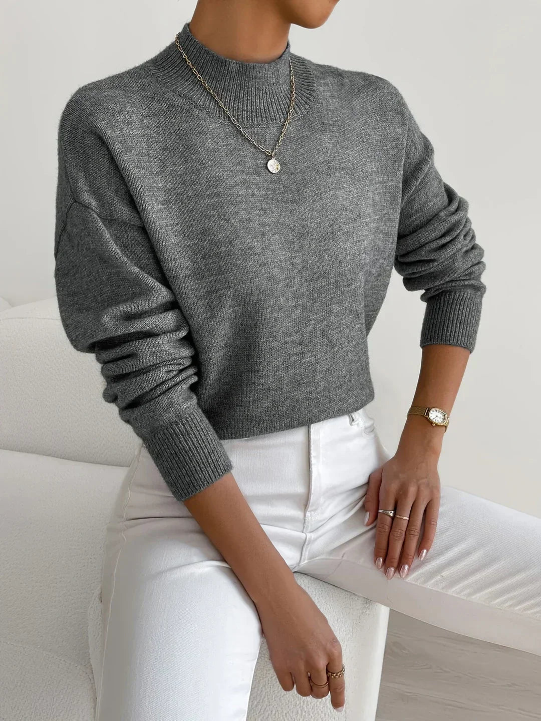 Amy Victoria | Women Turtleneck Sweater