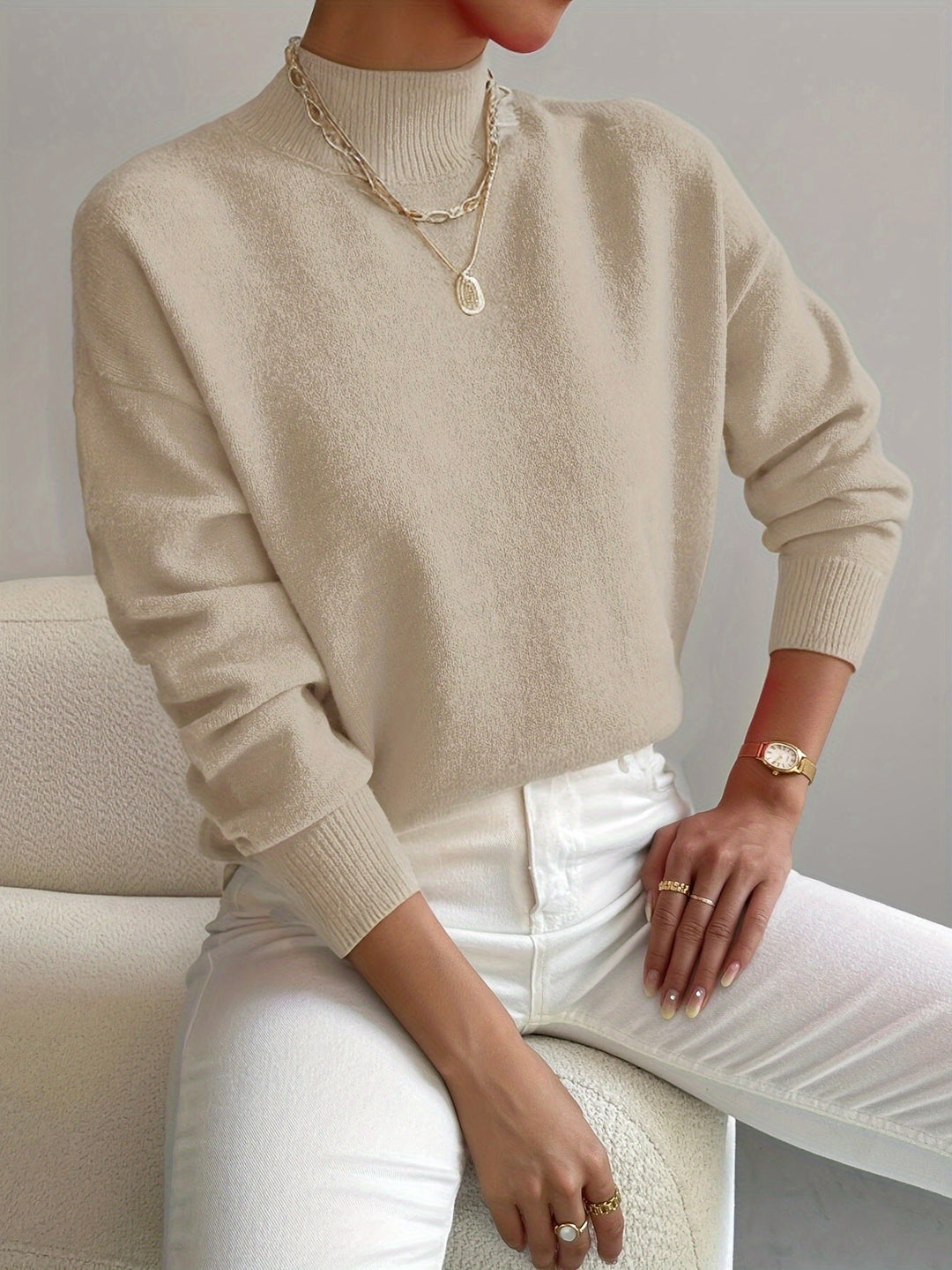 Amy Victoria | Women Turtleneck Sweater