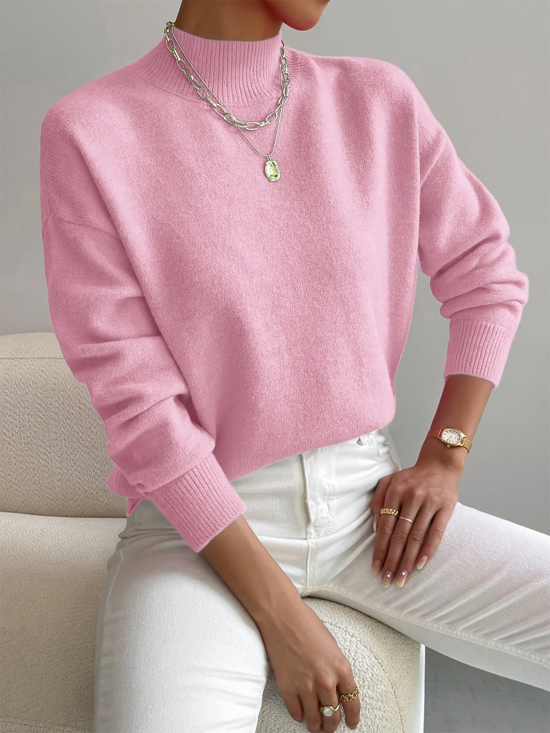 Amy Victoria | Women Turtleneck Sweater