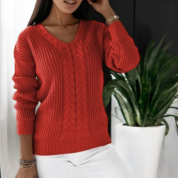 Amy Victoria | Cable knit sweater