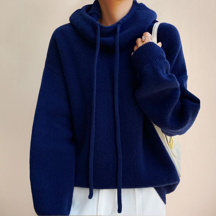 Amy Victoria | High-Neck Sweater
