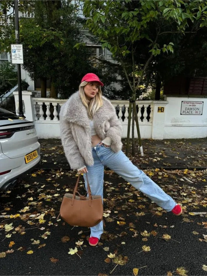 Amy Victoria | Leather Coat