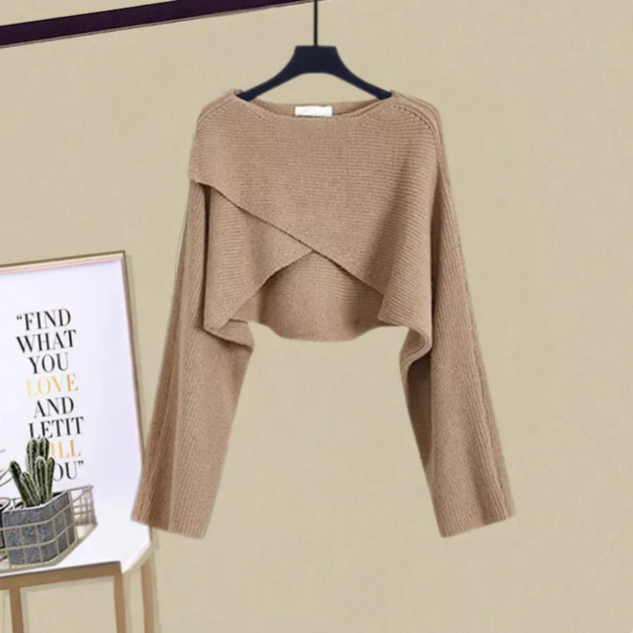 Amy Victoria | Dress and Sweater Set