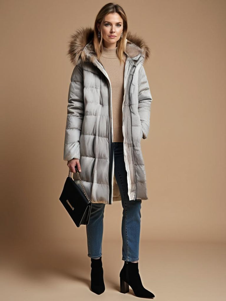 Amy Victoria | Ultralight winter trench coat
