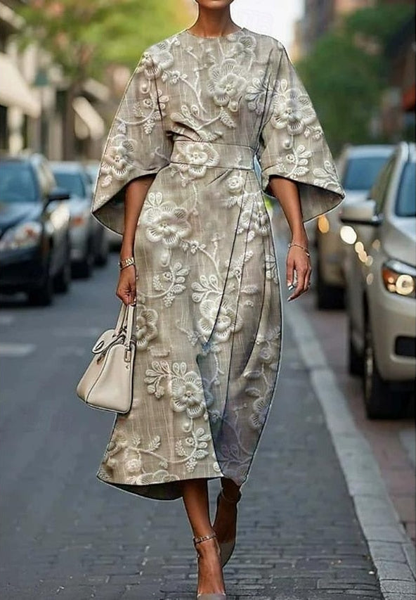 Amy Victoria | Floral Midi Dress